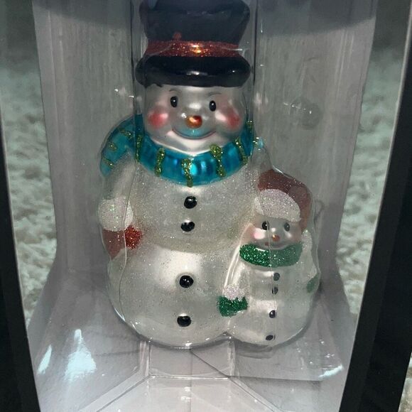 NIB CHRISTOPHER RADKO SNOWMAN ORNAMENT - Picture 9 of 14